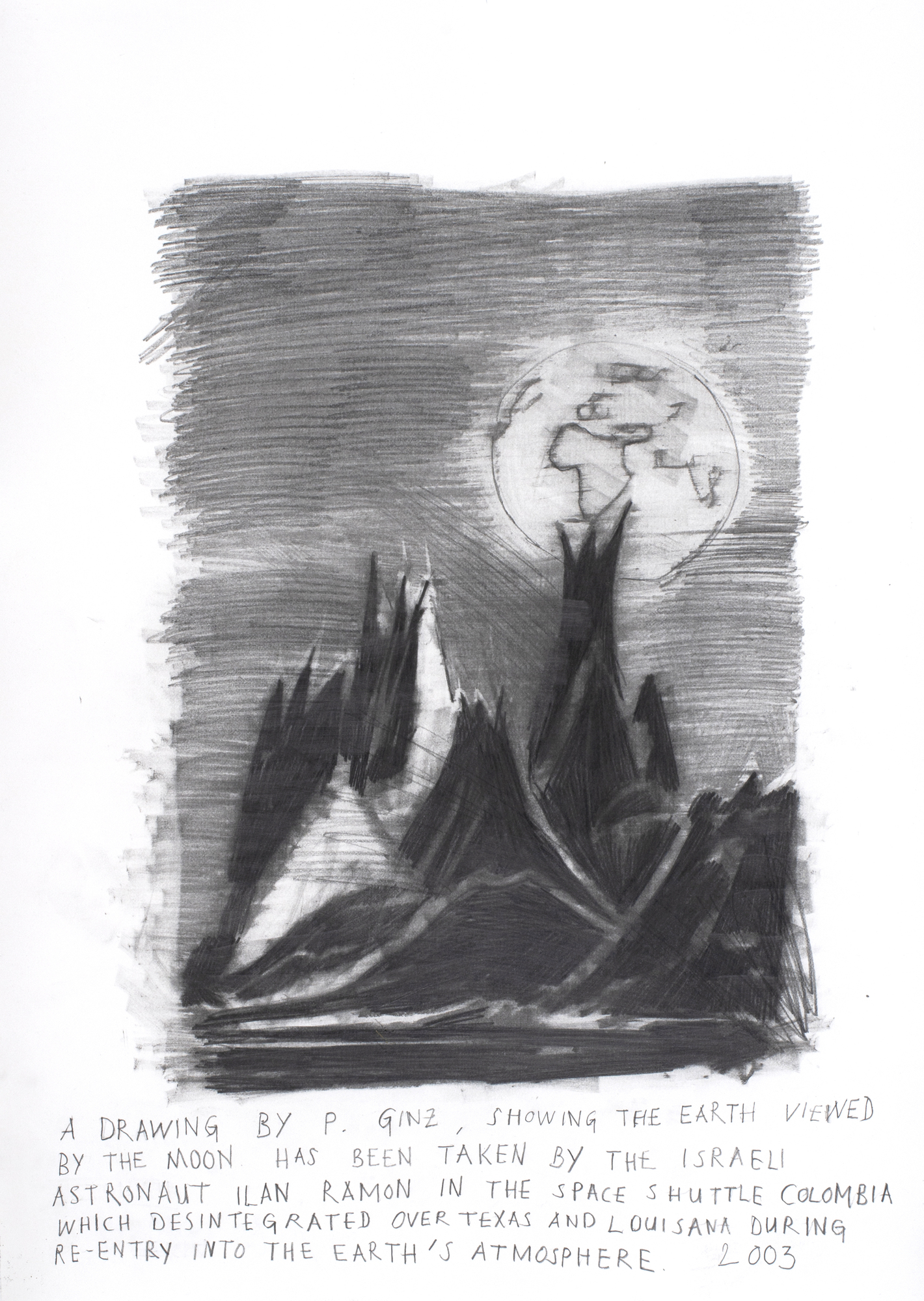 Marc Bauer, 2 Drawings: Petr Ginz, from the series "IV Abendland"