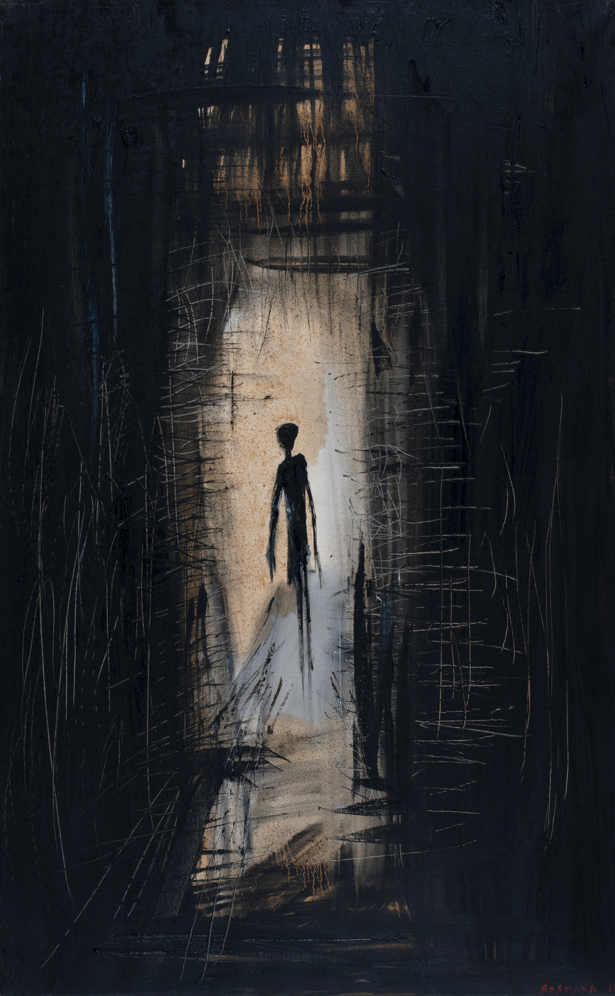 Afroyim Soshana, Man Standing at the Door