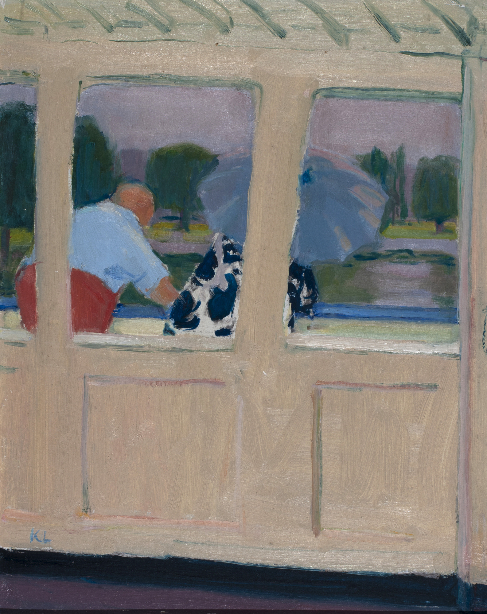 Karl Landolt, Auf dem Schiff (On Board the Boat)