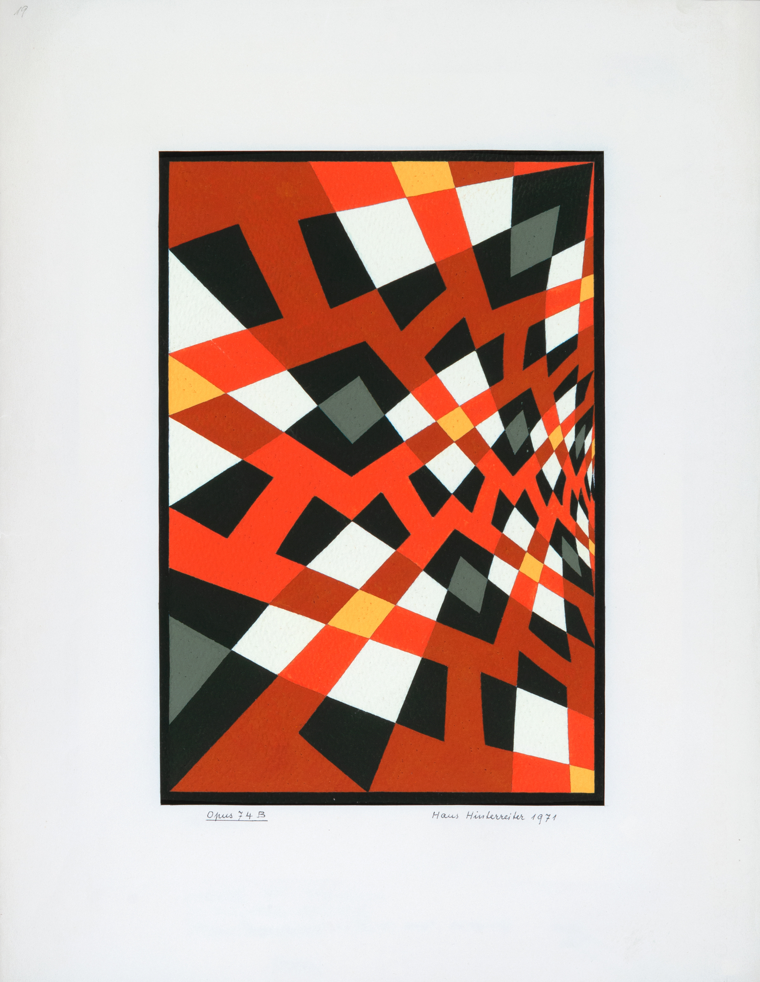 Hans Hinterreiter, Opus 74 B