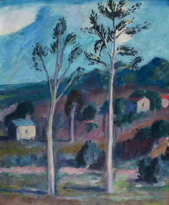 Landschaft mit Bäumen (Landscape with Trees)