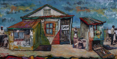 Ohne Titel (Shop in Mbekweni)