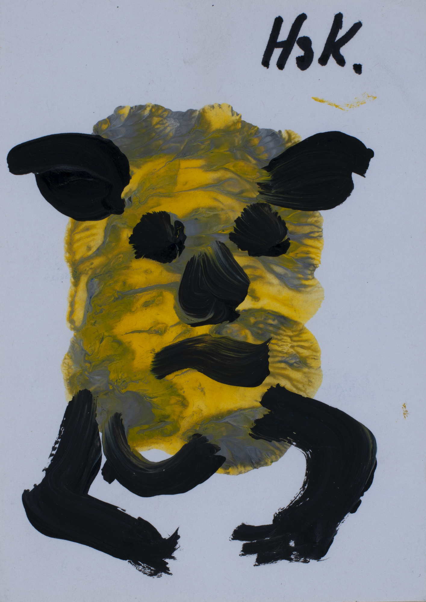 Hans Krüsi, 2 Werke: Hund; Hase