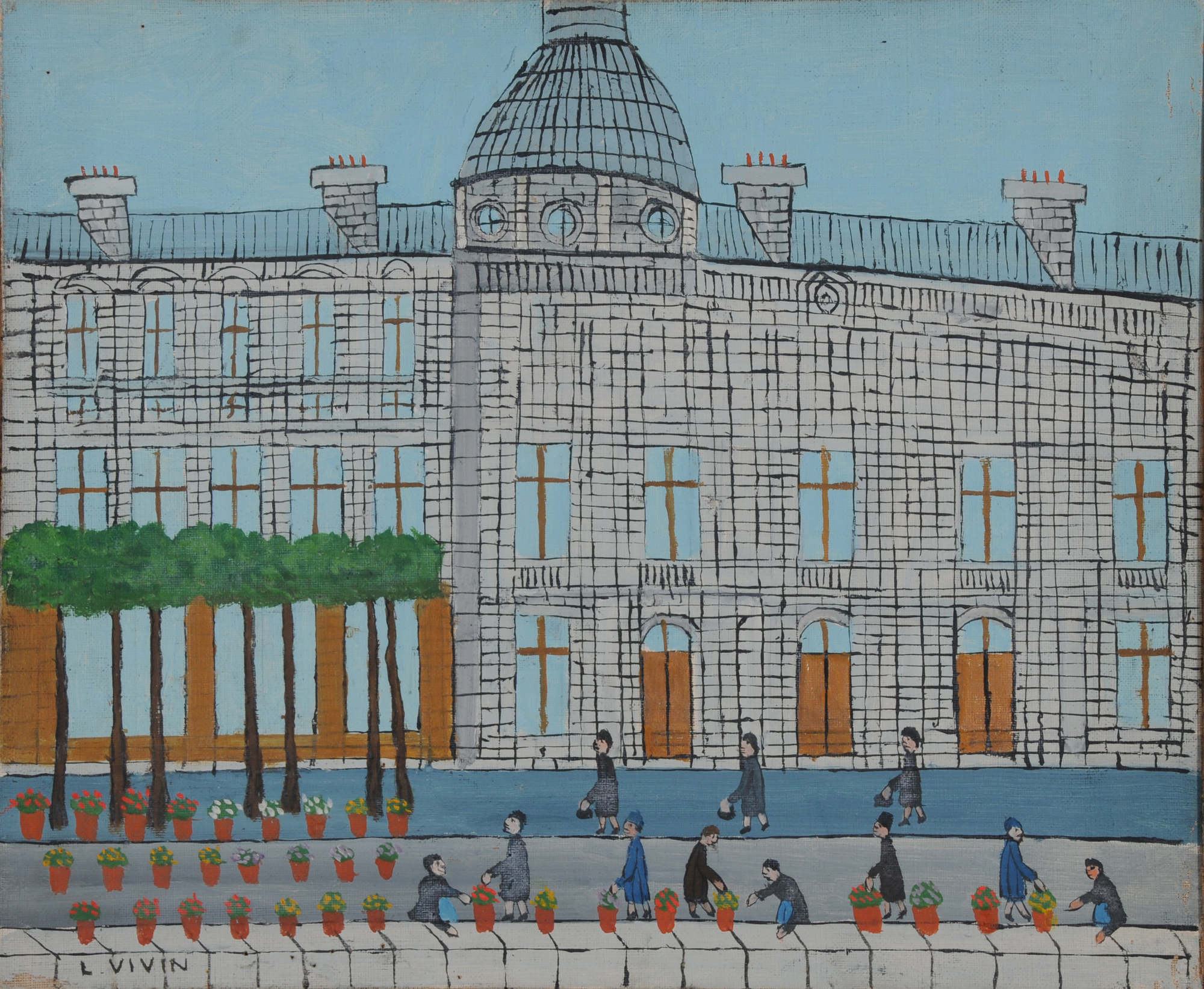 Louis Vivin, La rue et les fleurs