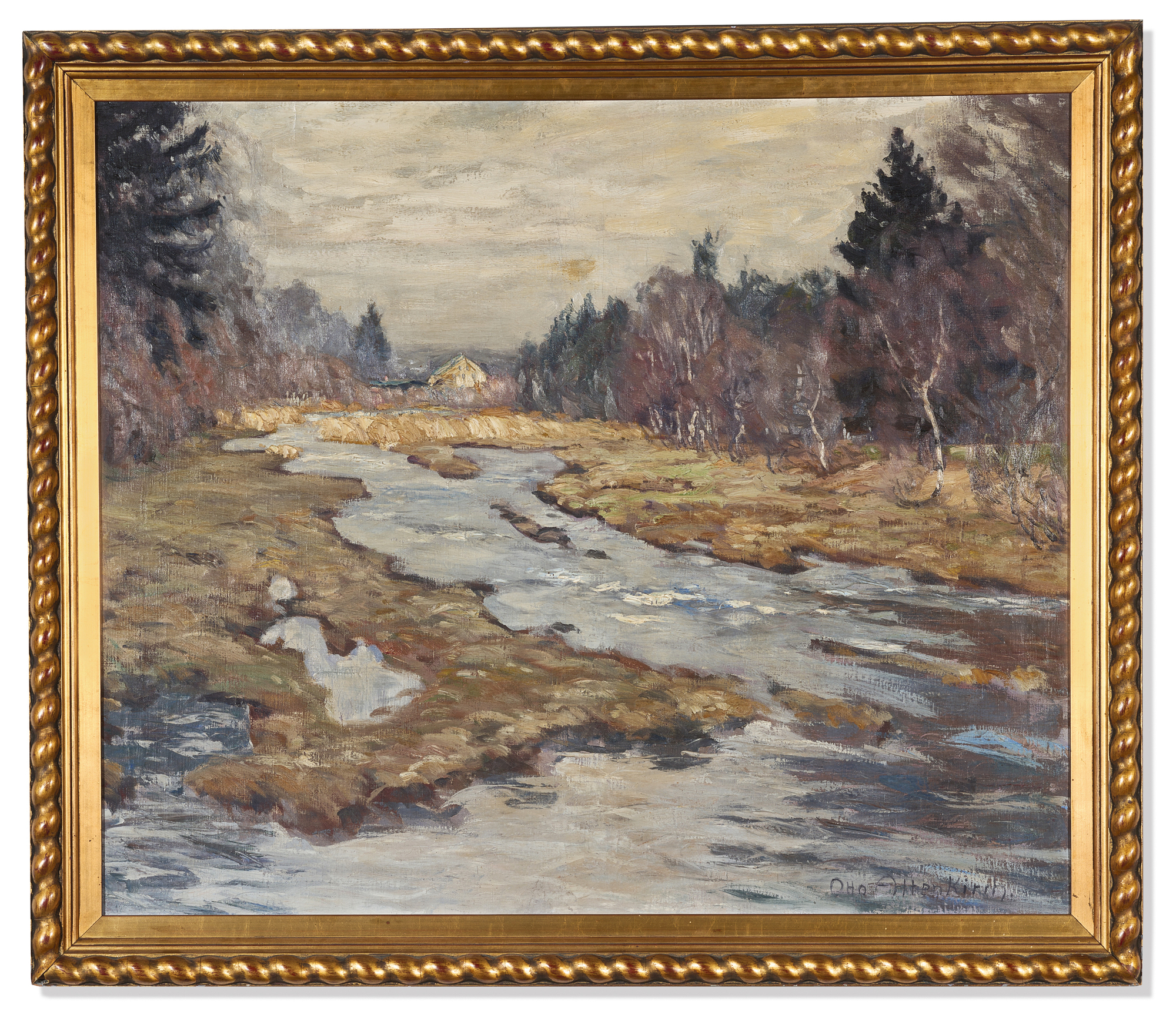 Otto Altenkirch, Die Mulde in den Wiesen (Vorfrühling)