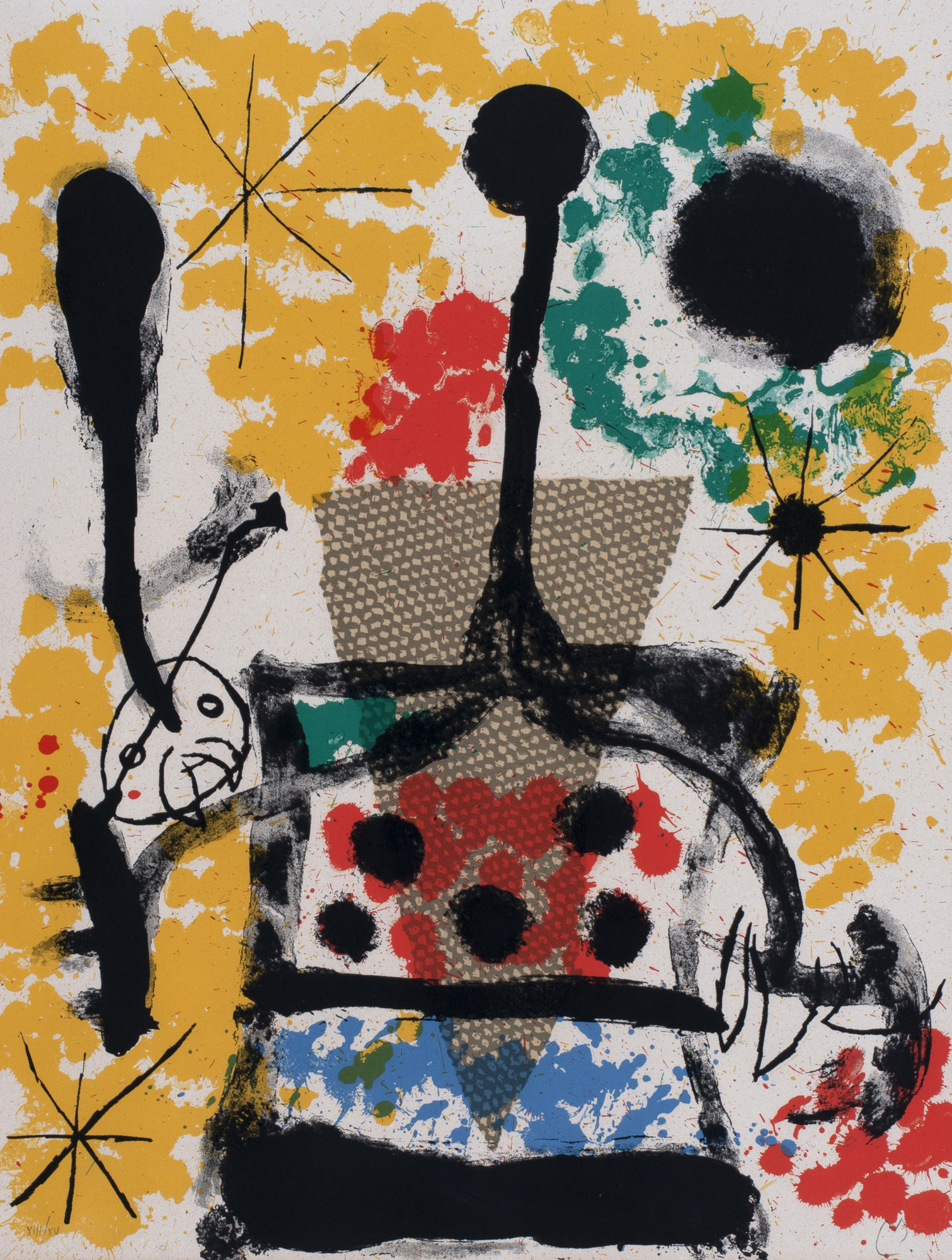 Joan Miró, Sheet 4 from "Album 19"