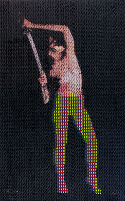 3 Blätter: Dancing the sharp Edge, Incomplete courage,  2013; Dancing the sharp Edge series, Pride of the bride, 2013; Ohne Titel