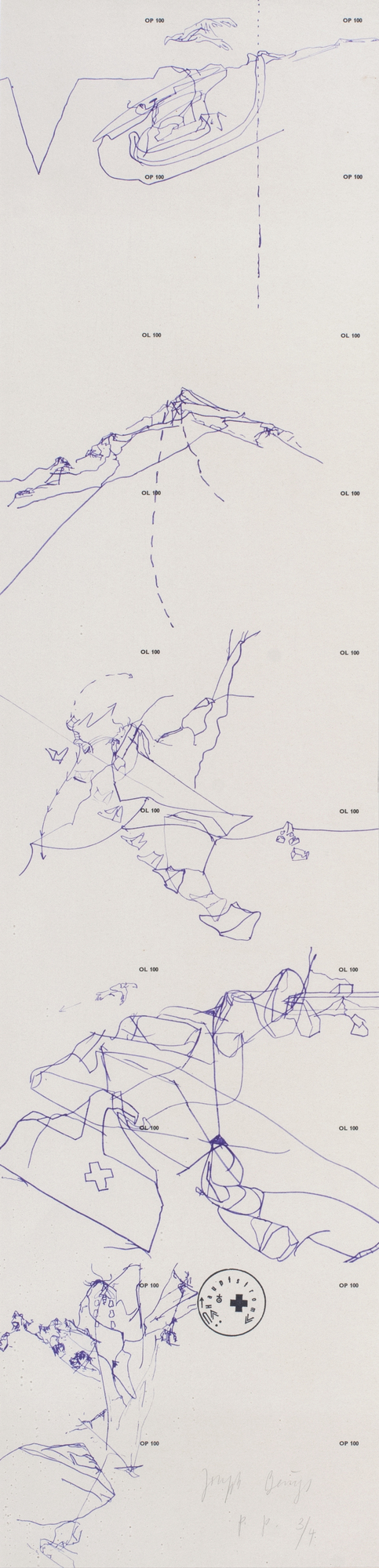 Joseph Beuys, Flug des Adlers ins Tal und zurück