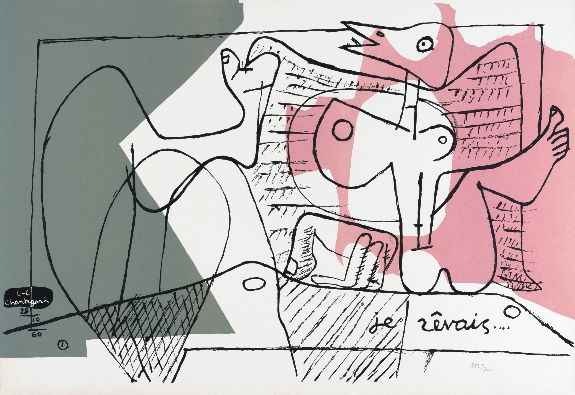 Le Corbusier, Je rêvais, aus "Cortège"