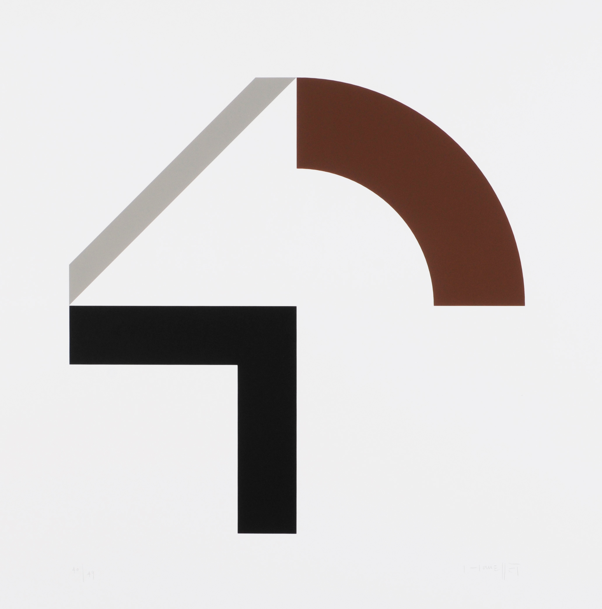 Gottfried Honegger, 3 Blätter: Ohne Titel