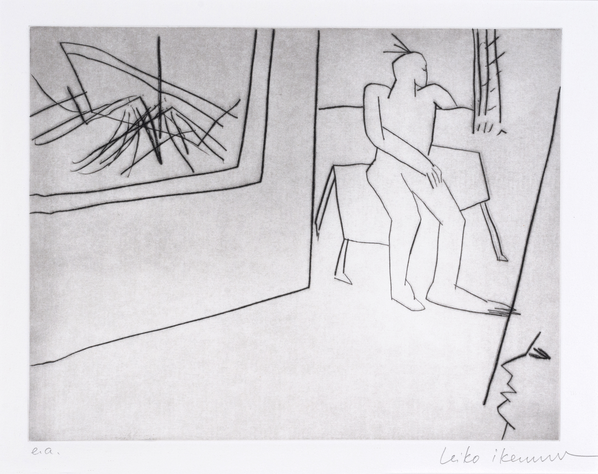 Leiko Ikemura, 3 Blätter: Ohne Titel