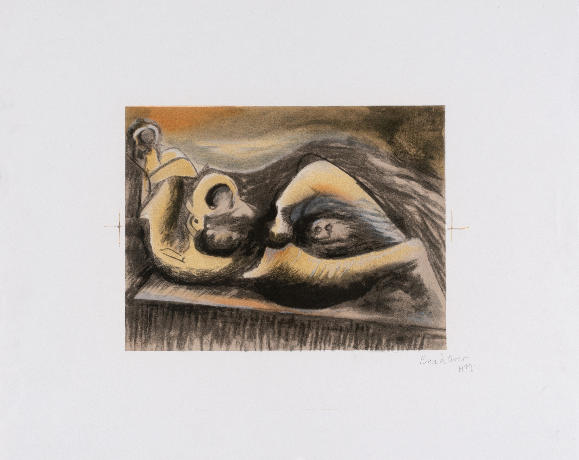 Henry Moore, Reclining Figure: Idea for Metal Sculpture