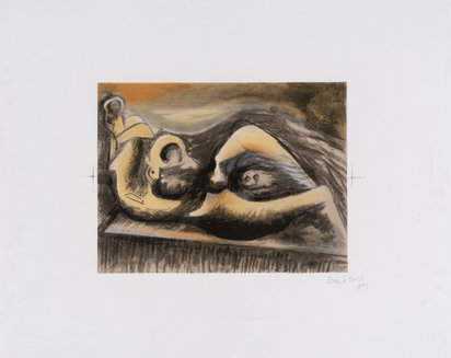 Reclining Figure: Idea for Metal Sculpture