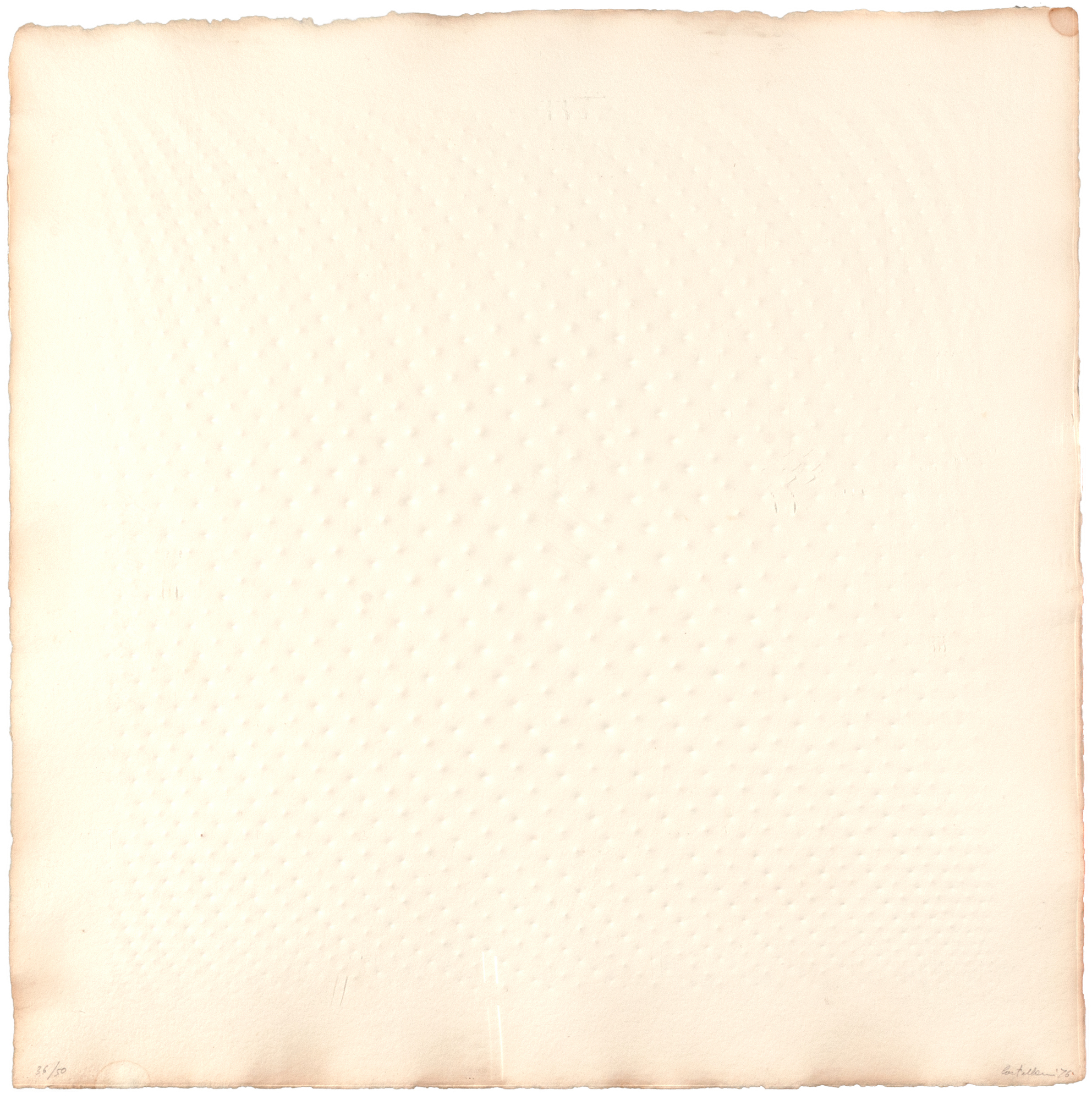 Enrico Castellani, Senza titolo (Untitled)
