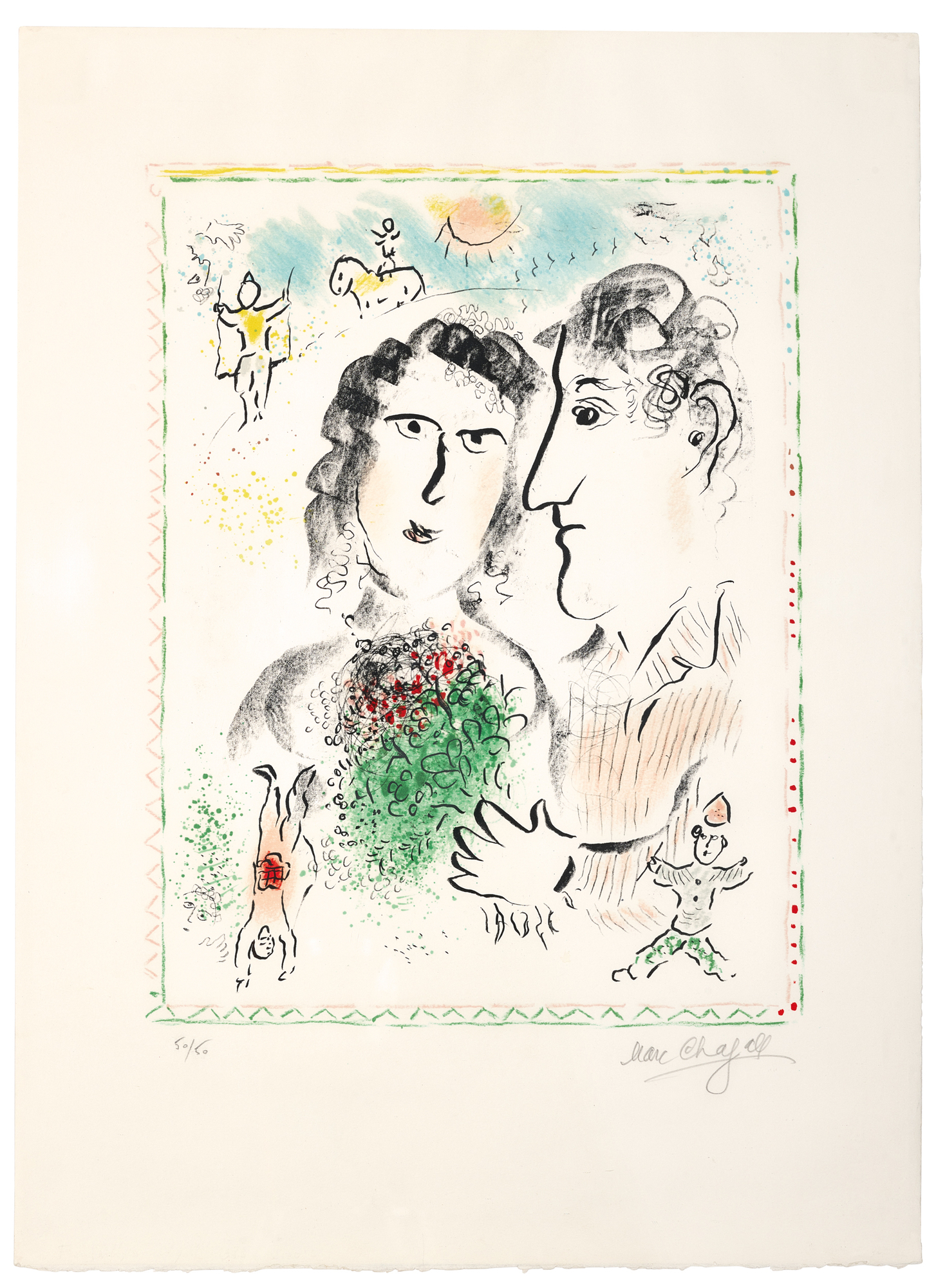 Marc Chagall, Fiançailles au cirque