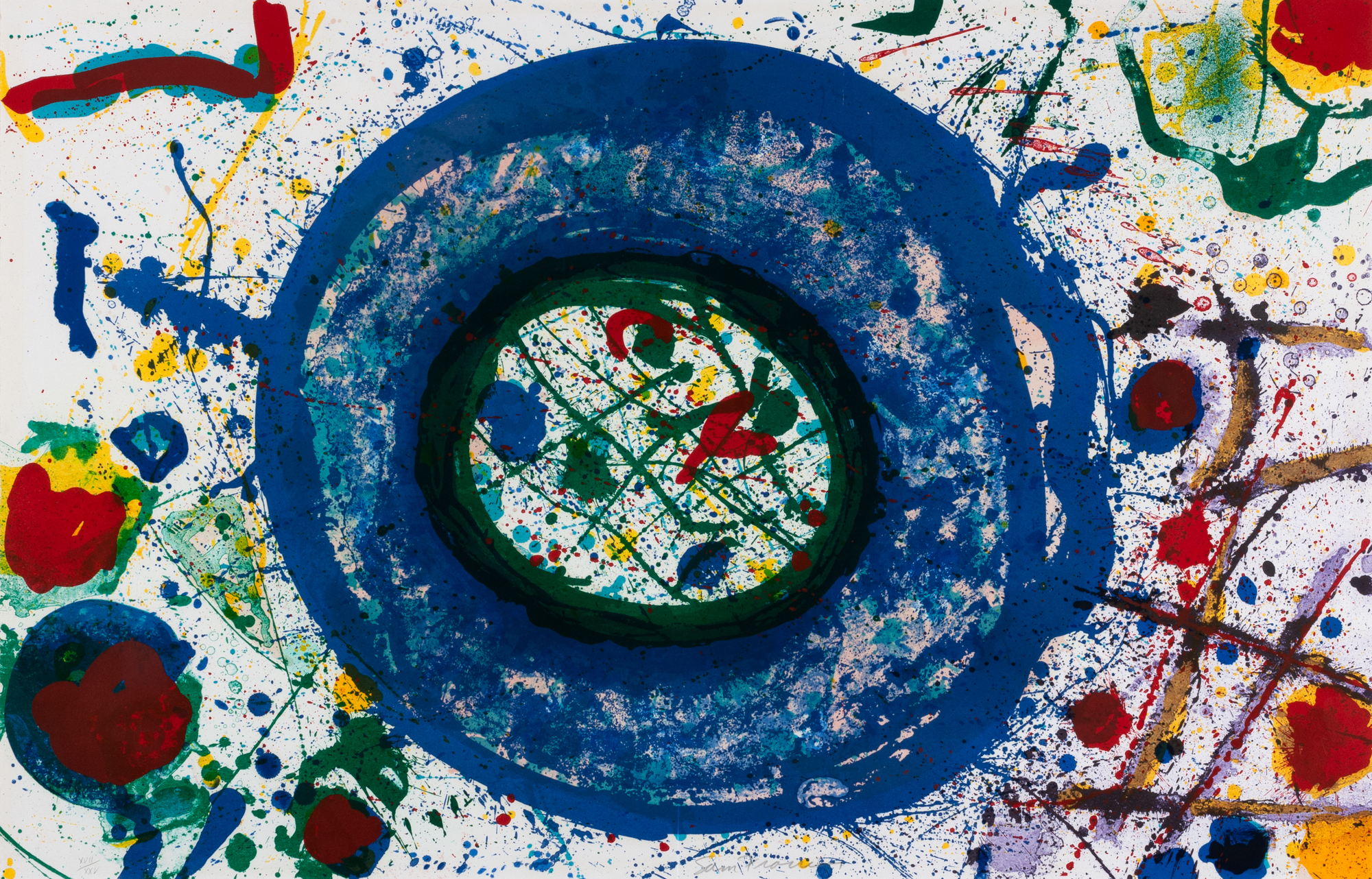 Sam Francis, Untitled from "Memoire de la Liberté"