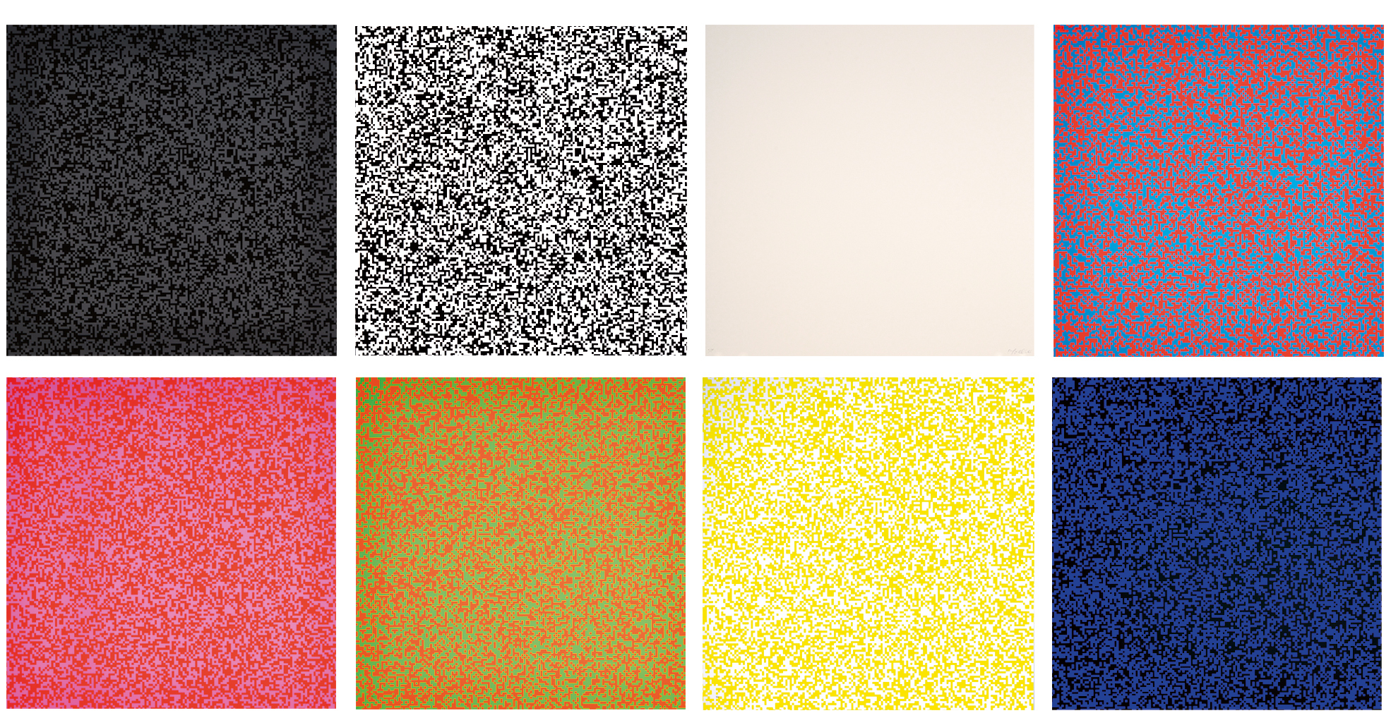 François Morellet, Portfolio. 40.000 carrées