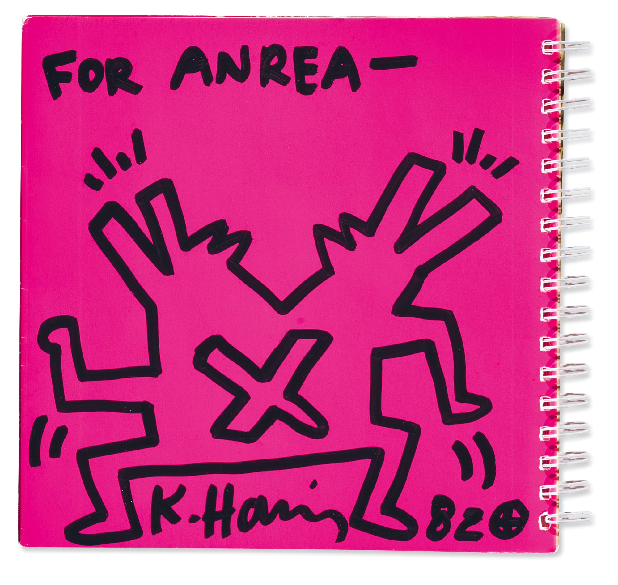 Keith Haring, Untitled (two barking dogs)