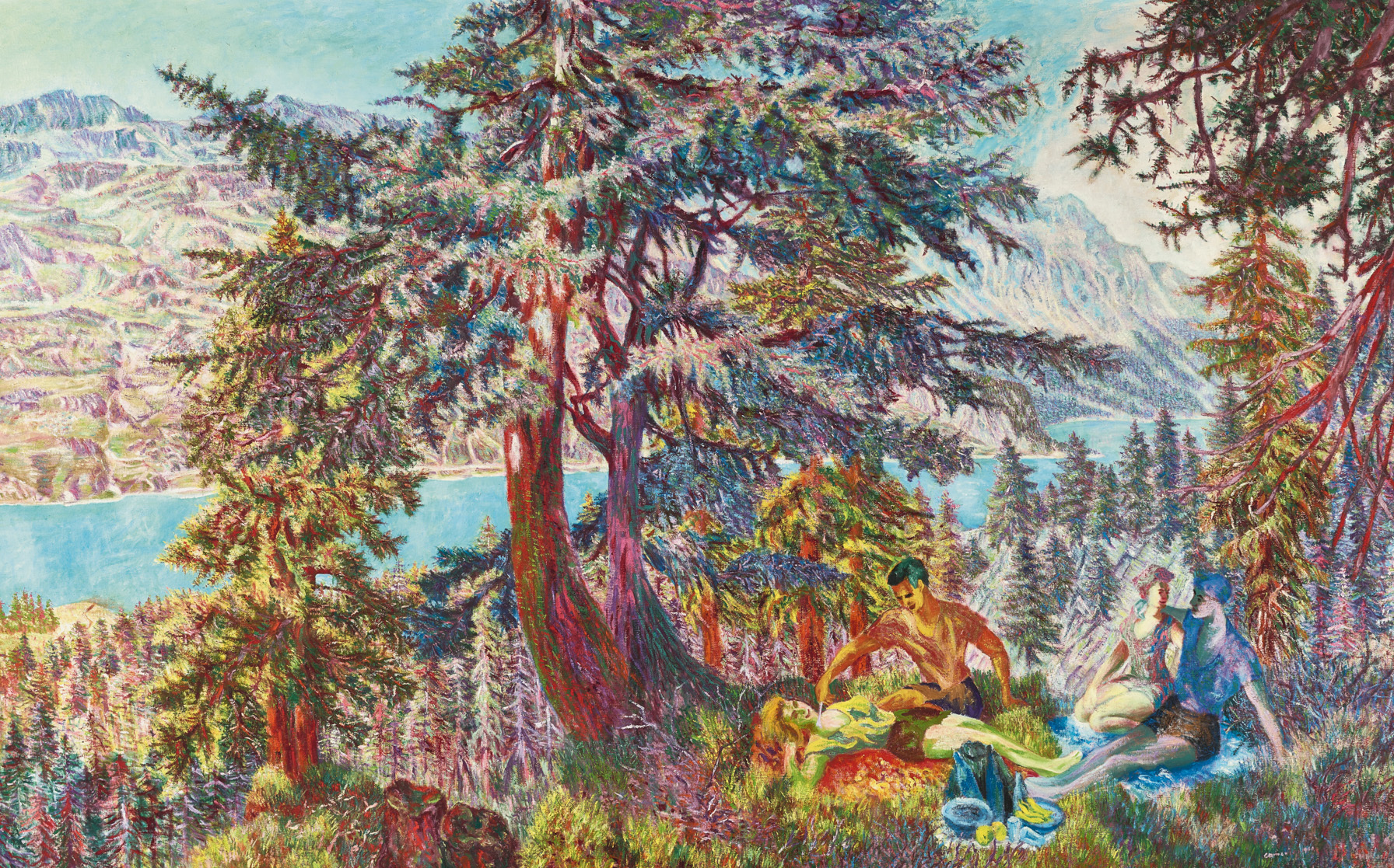 Paul Camenisch, Sommer im Engadin