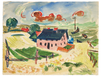 Rotes Haus am Haff (Red House at the Lagoon)