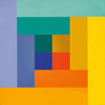 Progression von vier gestuften Farben