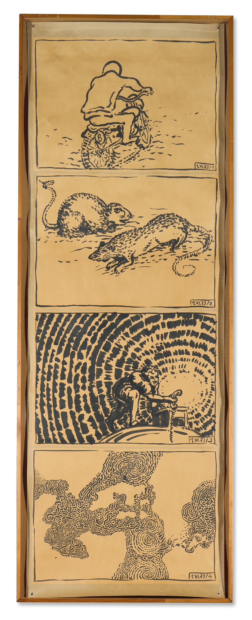 Markus Raetz, Rats, Carona, 1. VI. 1973