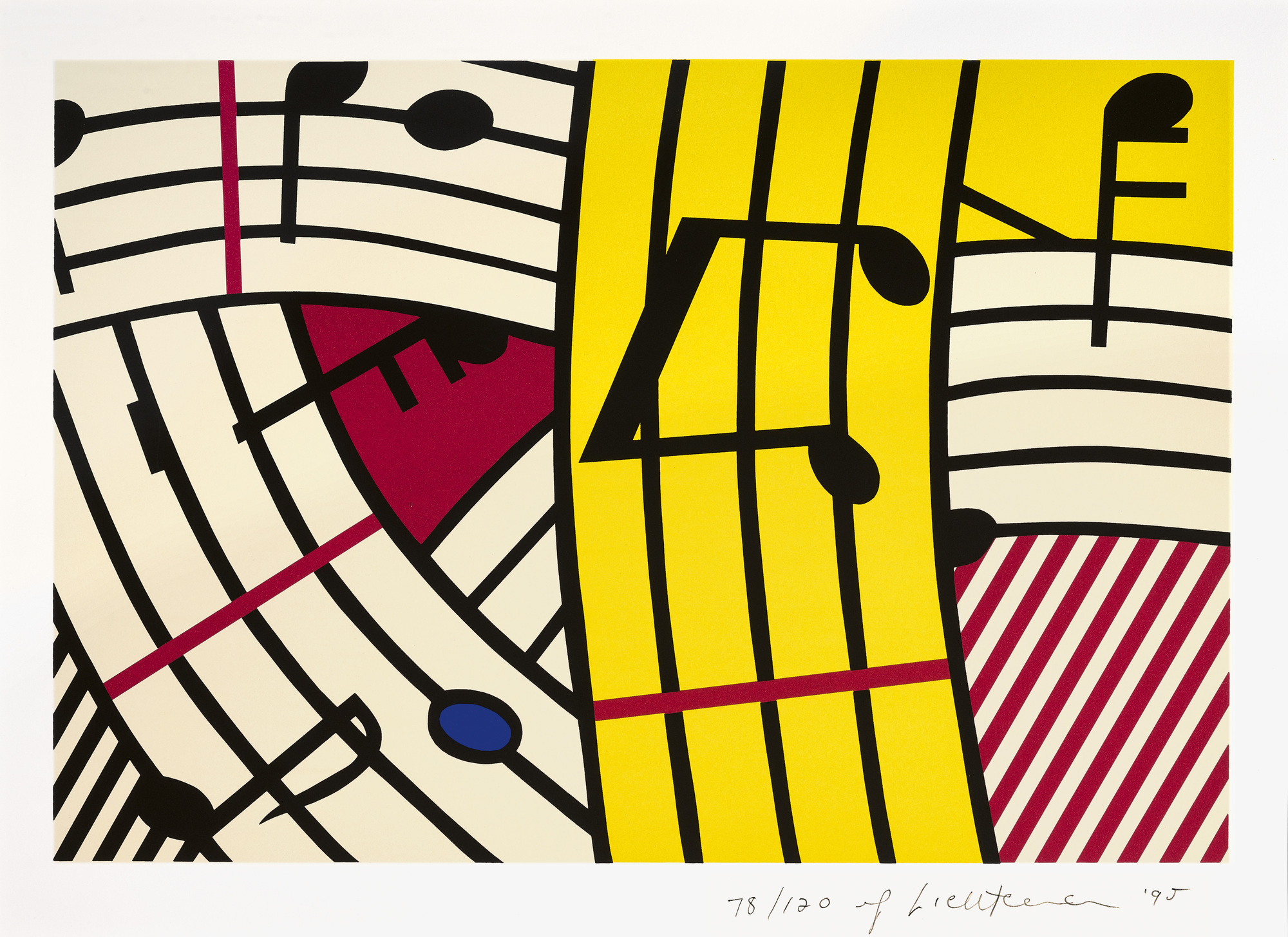 Roy Lichtenstein, Composition IV