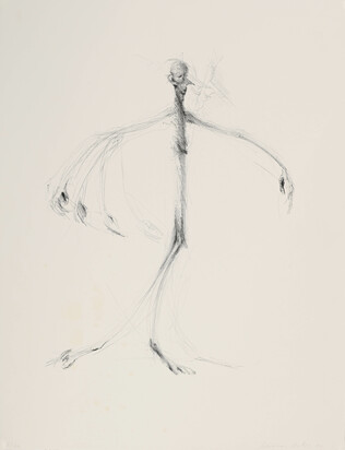 2 sheets and folder "Il ballo di senza"