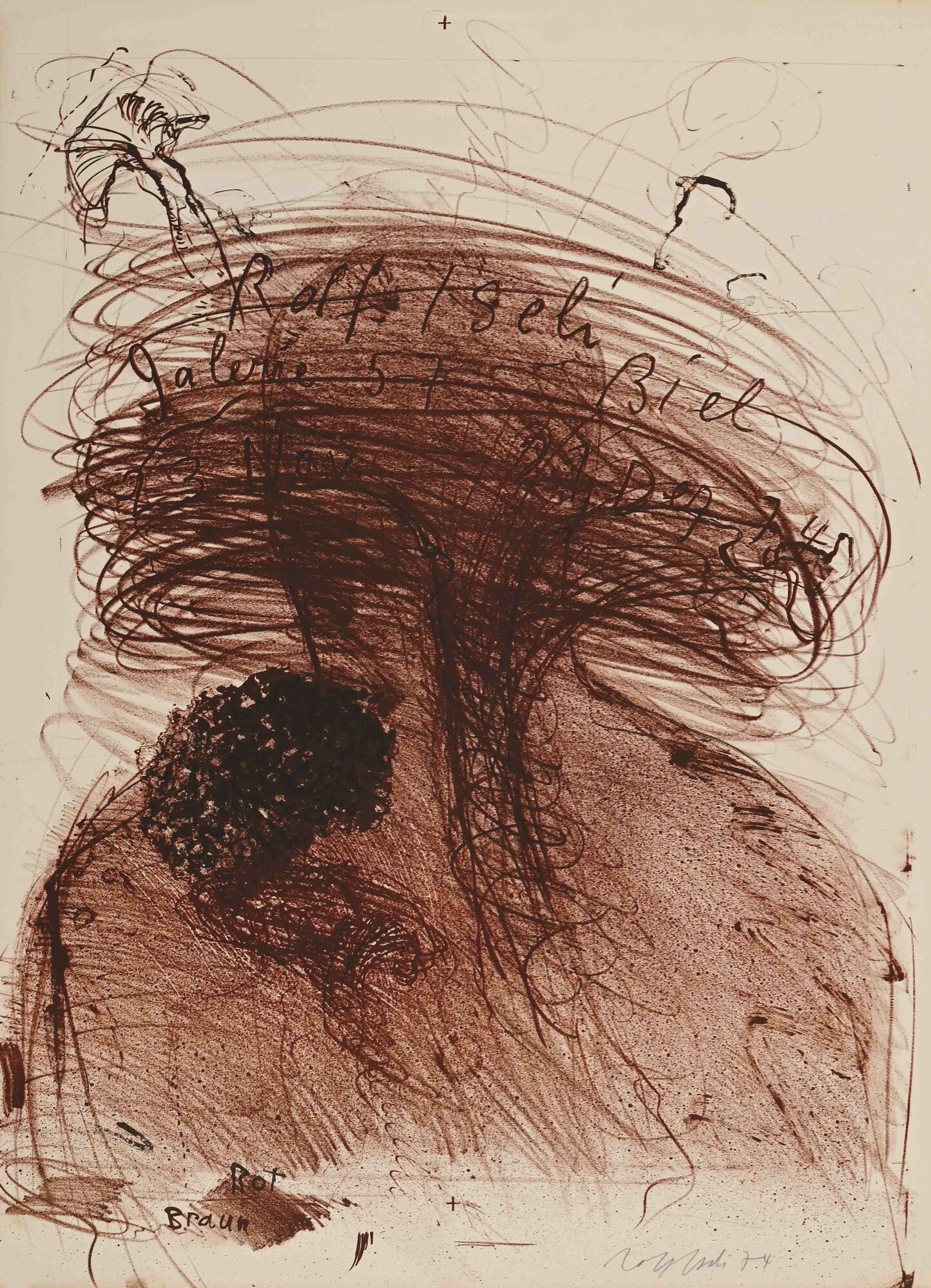 Rolf Iseli, 5 sheets: Untitled