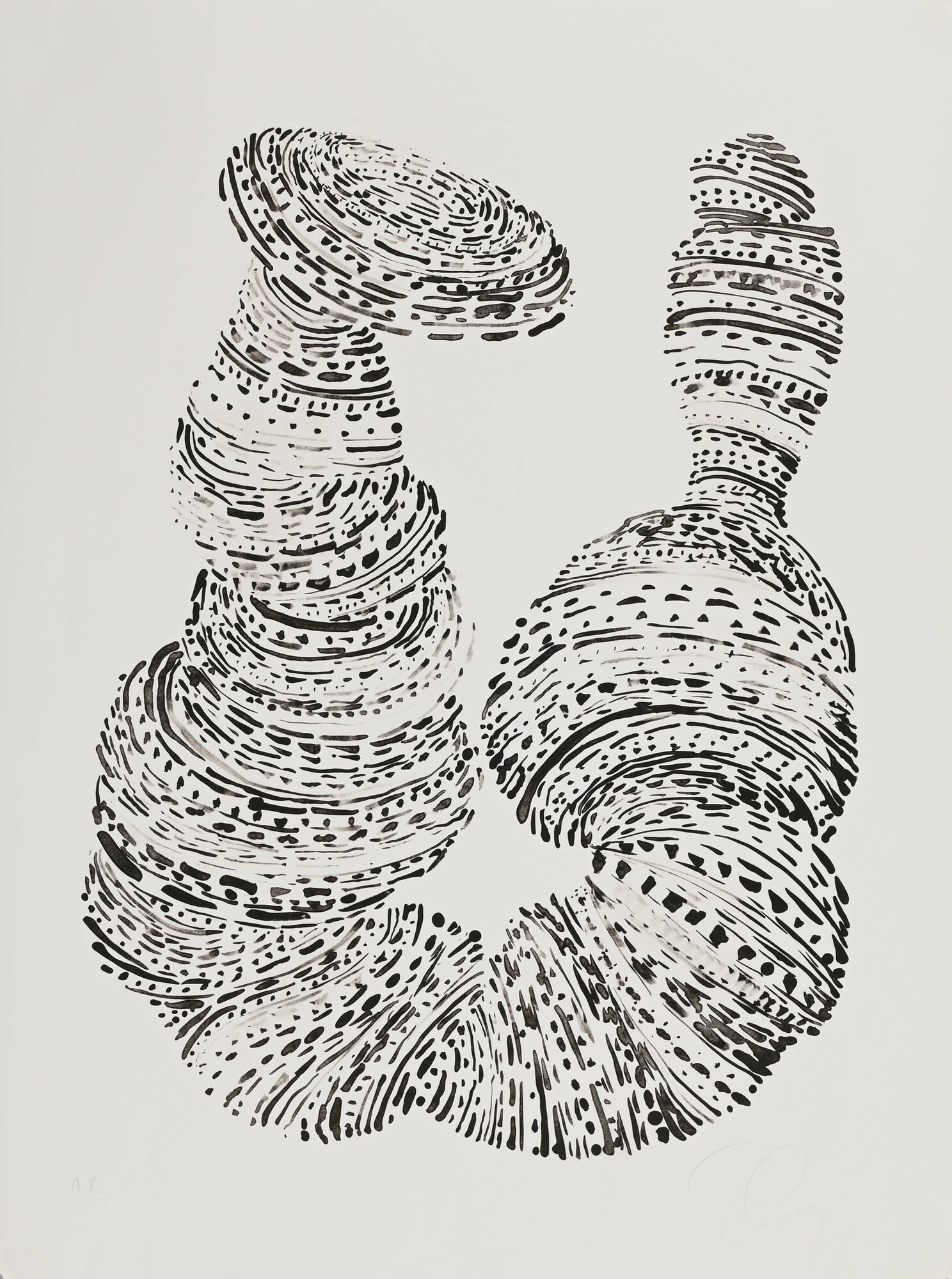 Tony Cragg, 2 sheets: Identities