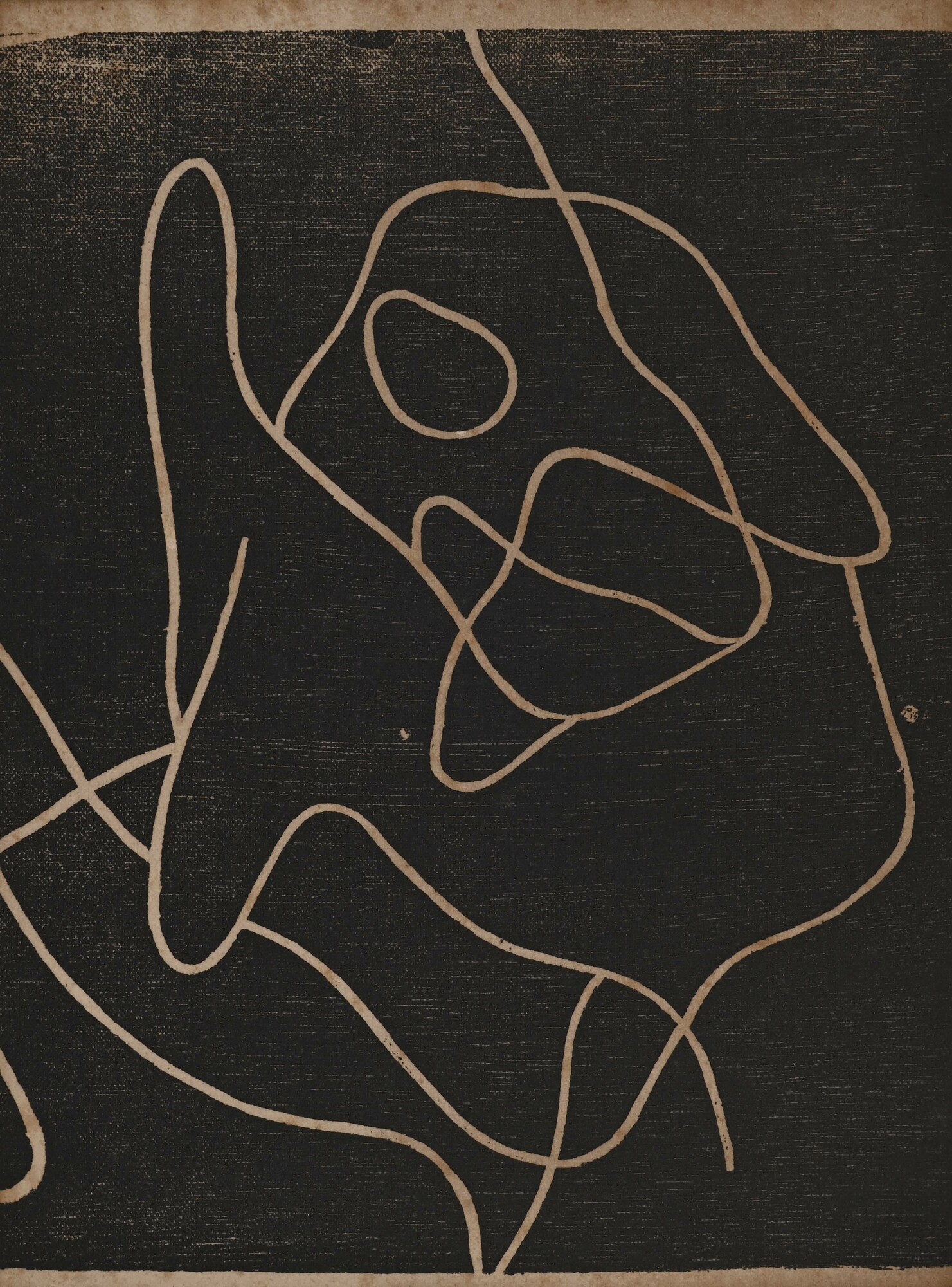 Hans Arp, 2 sheets: Untitled