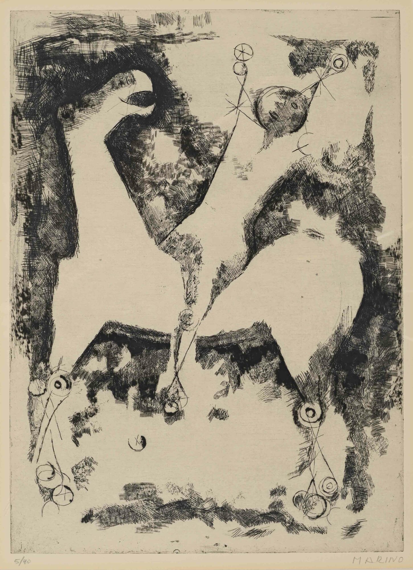 Marino Marini, Apparizione
