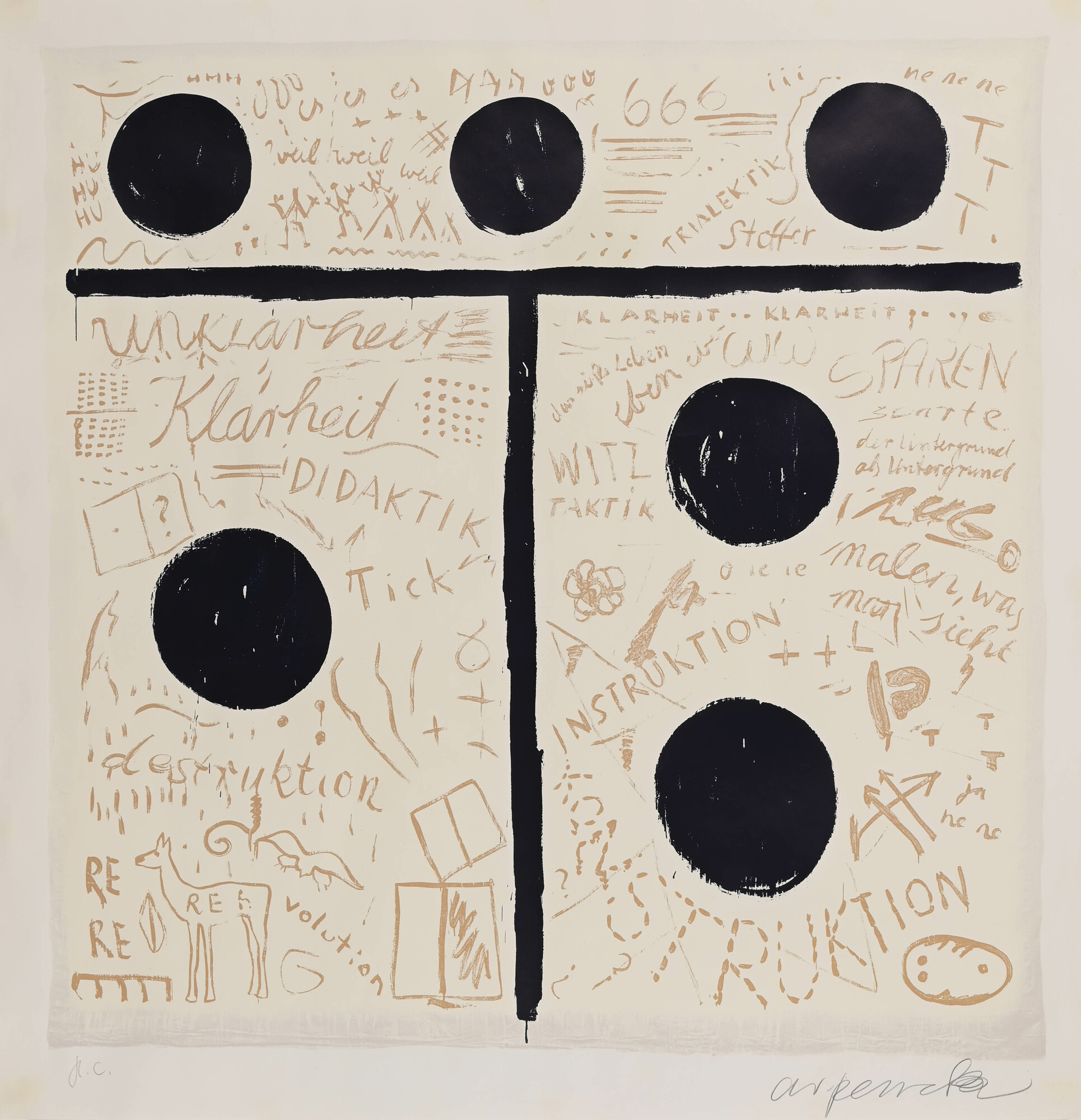 A.R. Penck, Untitled