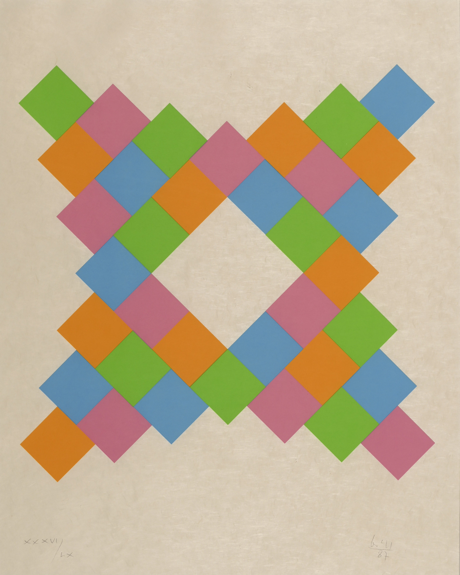 Max Bill, 2 sheets: Untitled, 1990; Untitled, 1987