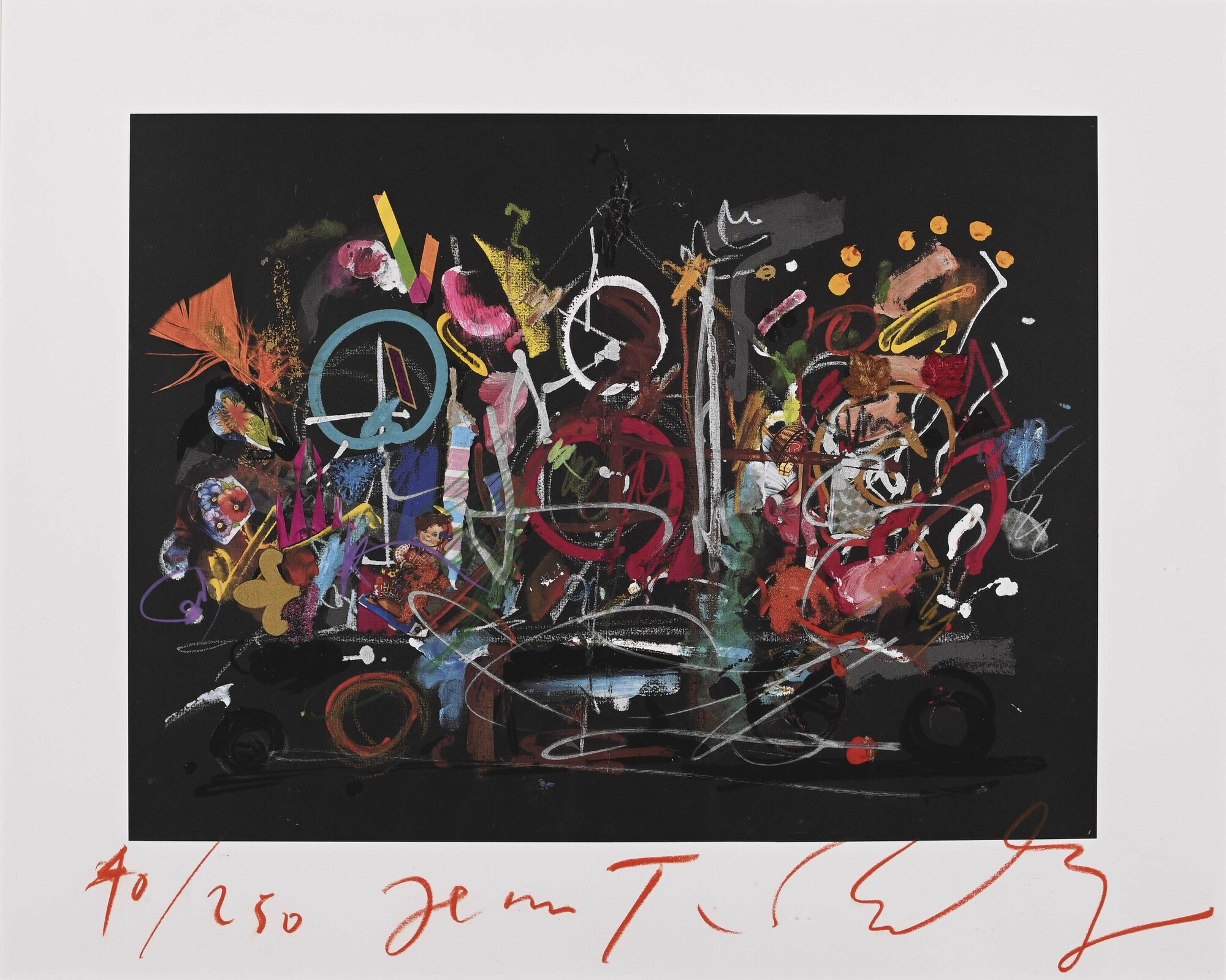 Jean Tinguely, Triangles avec cercle bleu