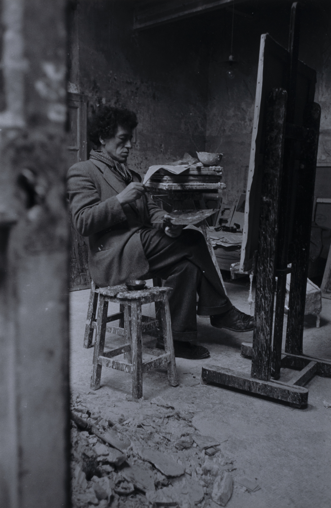 Ernst Scheidegger, Giacometti im Atelier