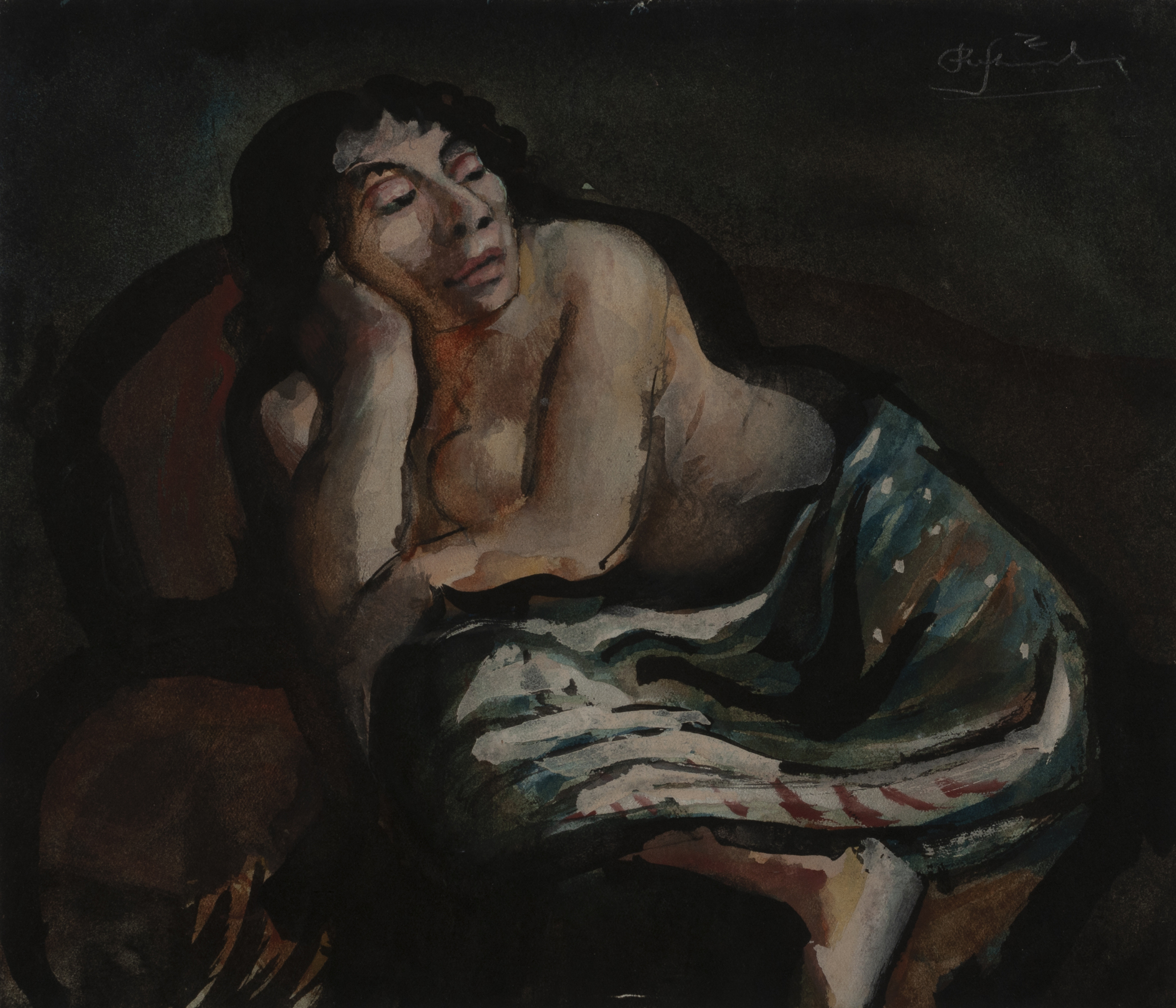 Johann Robert Schürch, Reclining Figure