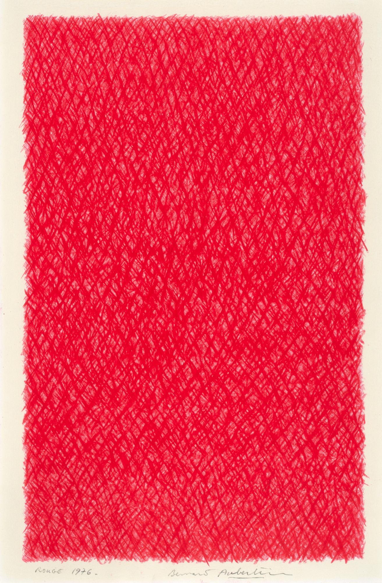 Bernard Aubertin, Rouge
