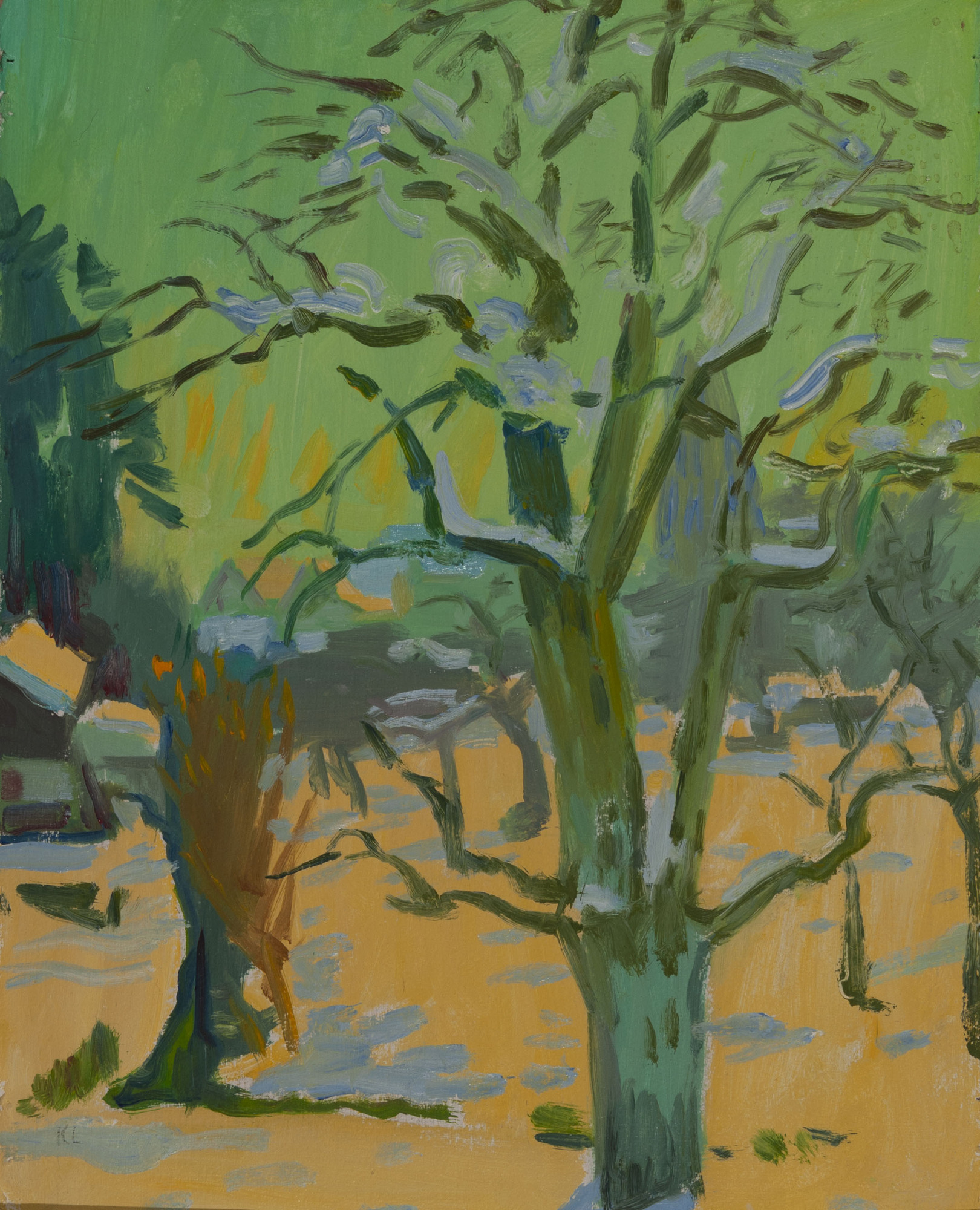 Karl Landolt, Der Birnbaum in der Februarsonne (Pear Tree in February Sunlight)