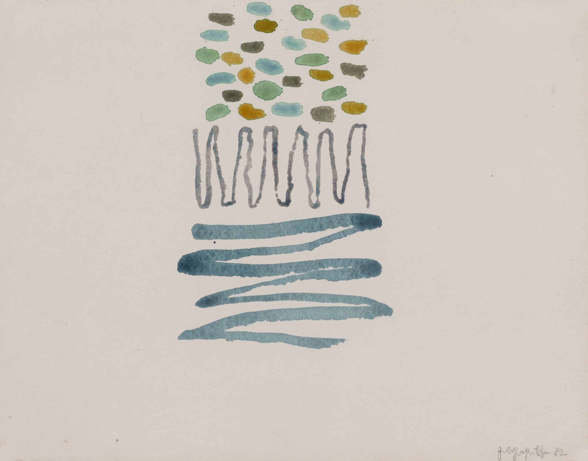 Giorgio Griffa, Ohne Titel