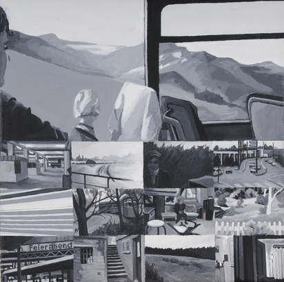 2 paintings: Untitled, 1993; Untitled, 1996