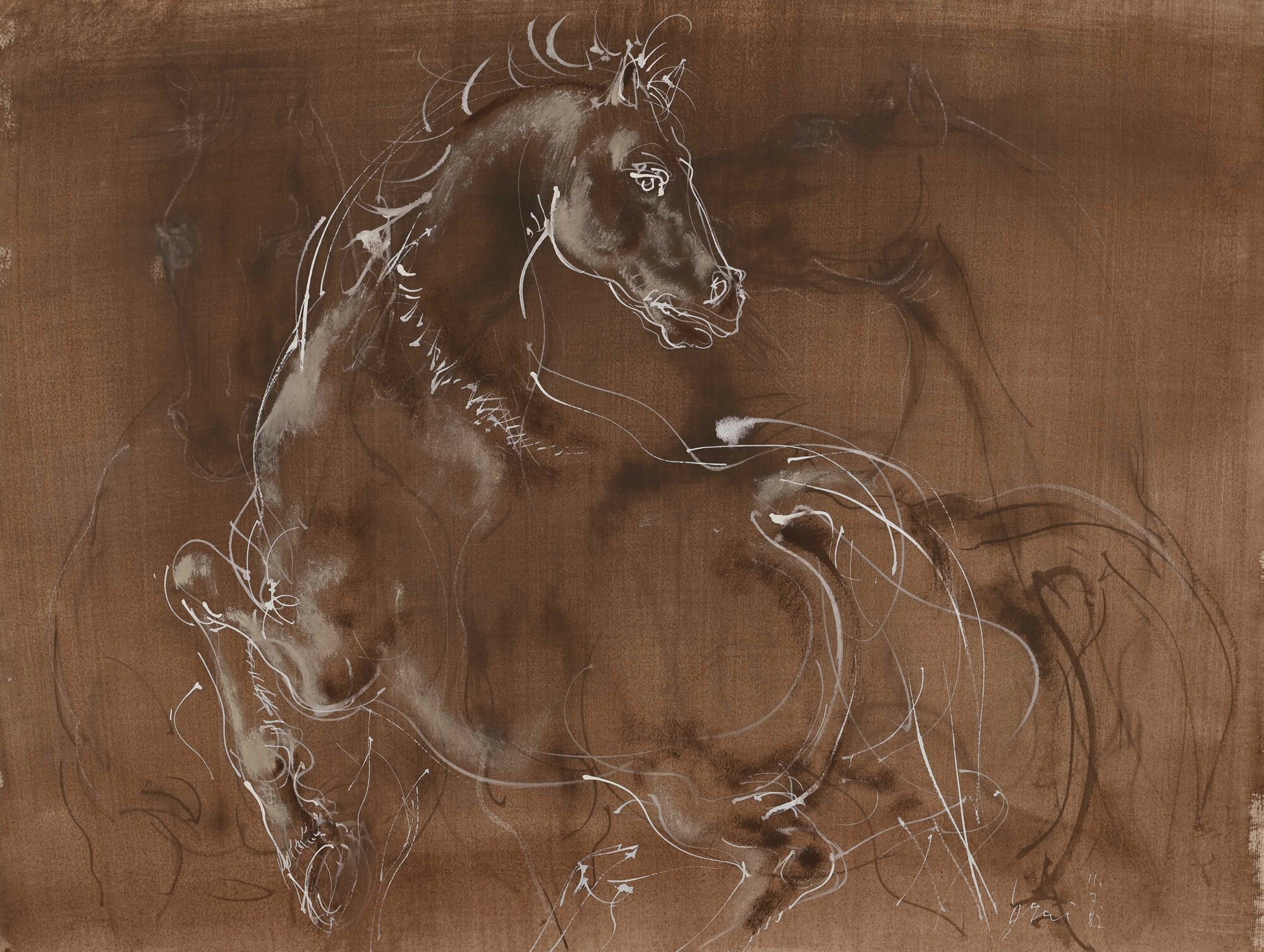 Hans Erni, Pferde