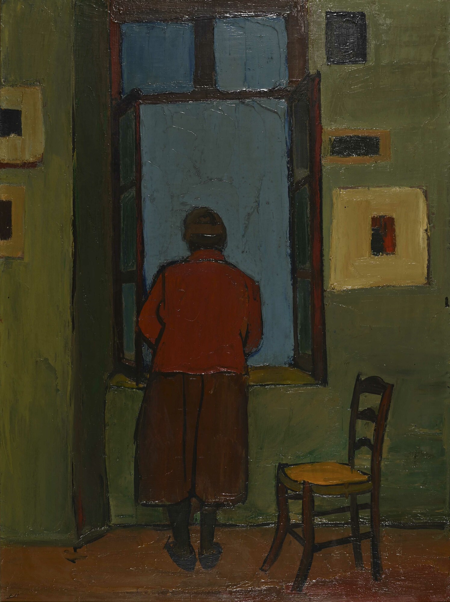 Albert Schnyder, À la fenêtre