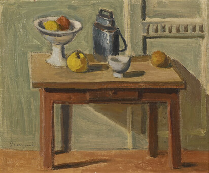 Stillleben mit Obstschale
