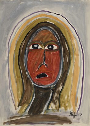 Ohne Titel (Frauenkopf)