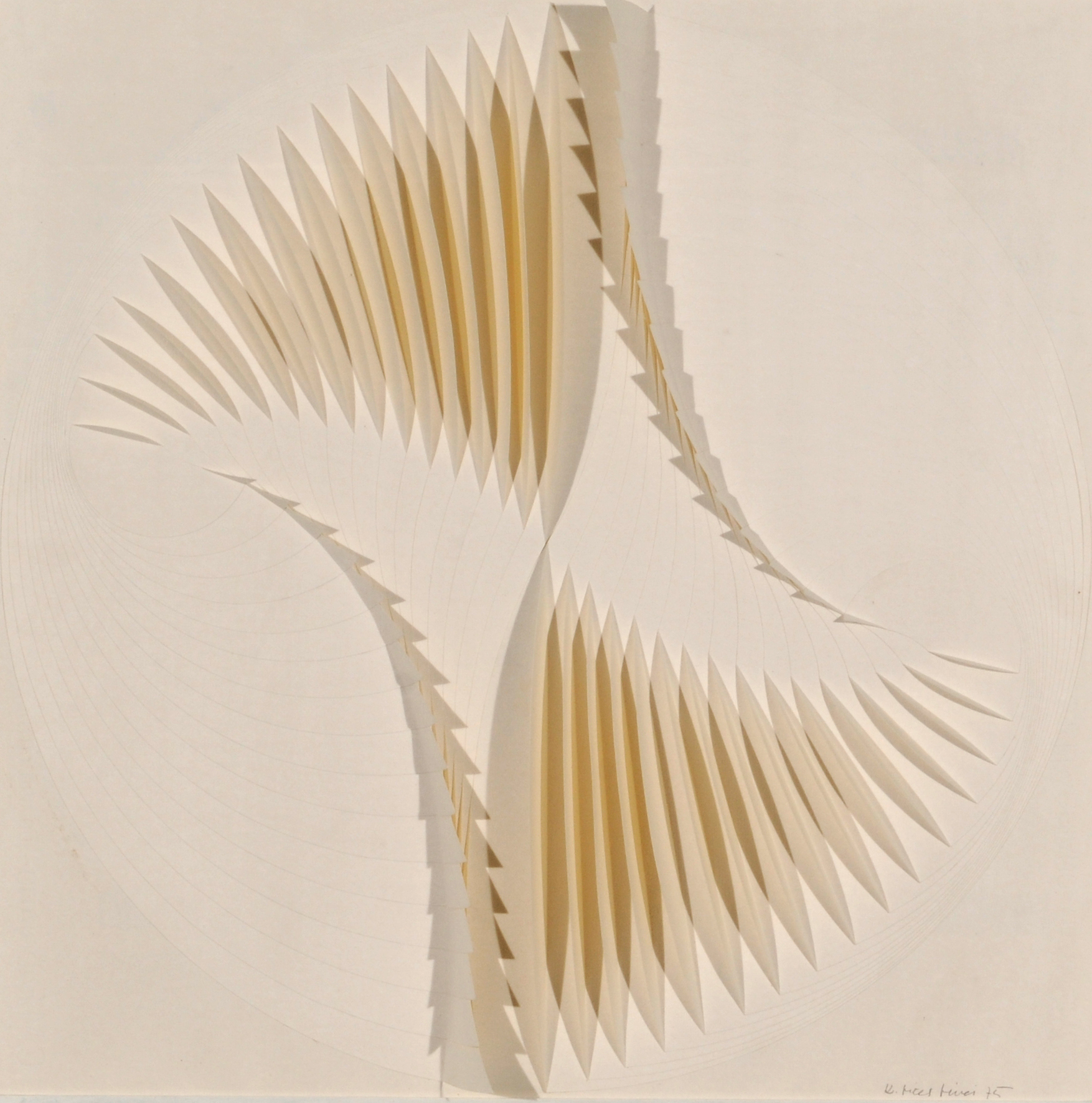 Kiky Vices  Vinci, Kartonrelief R9 (Cardboard Relief R9)