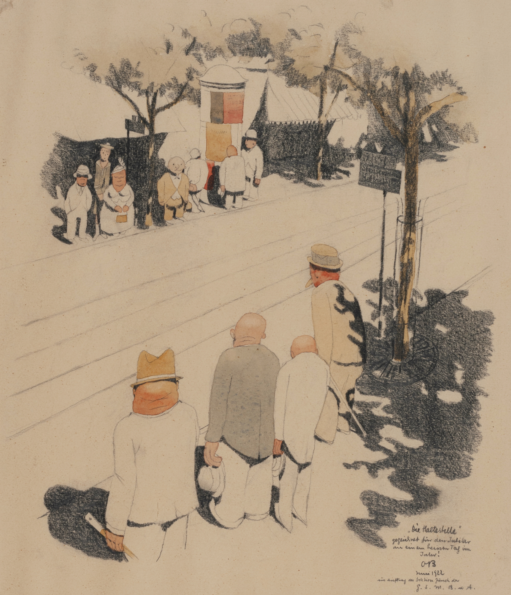 Otto Baumberger, Die Haltestelle (The Station)