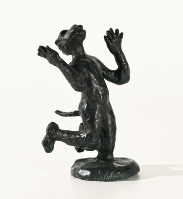 Untitled (Monkey on one knee)