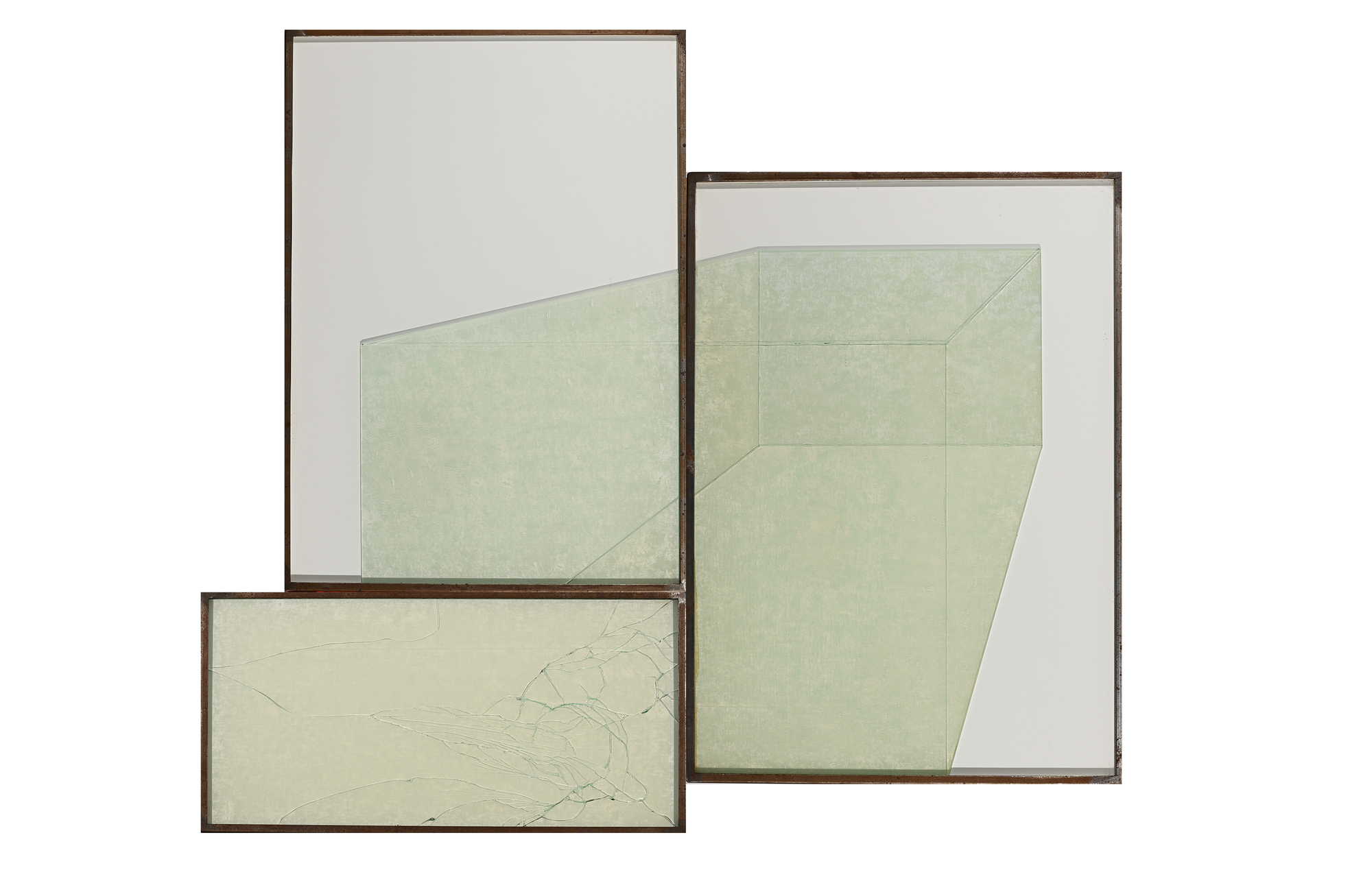 Jean Mauboulès, No 34. - Glascollage