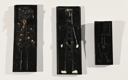 3 Reliefs: Robot; Untitled (2)